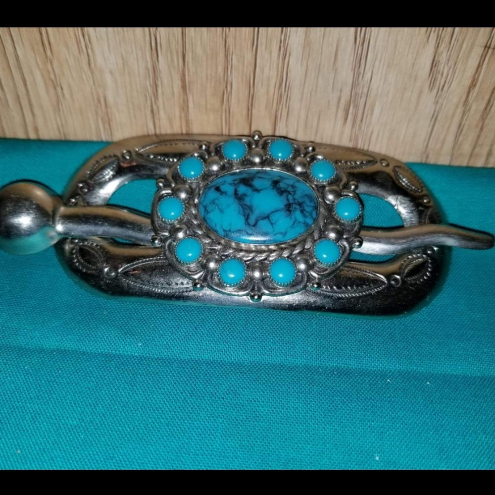 Boho Vintage Nickel Silver Bell Hairpin